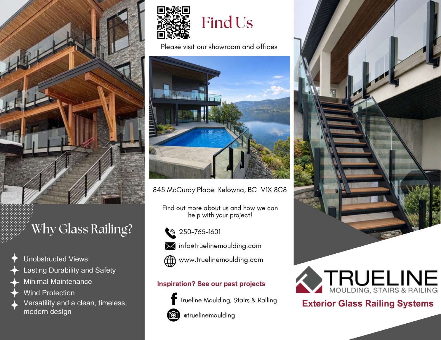 Trueline Exterior Glass Railing Systems