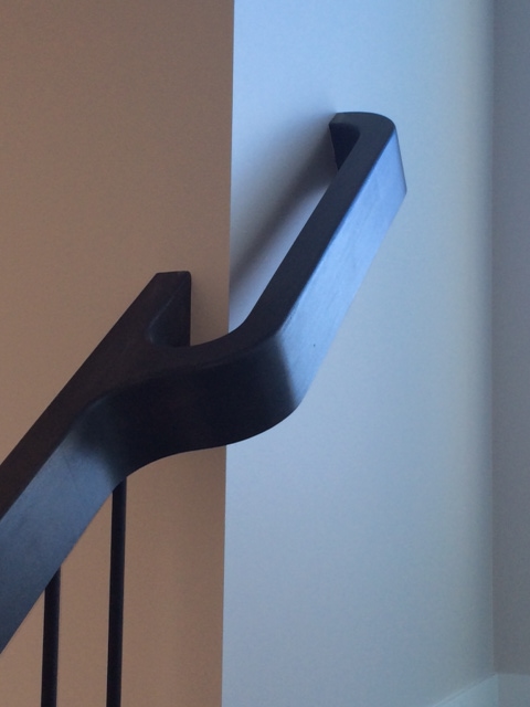 Interior railing bend