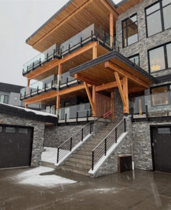 Exterior Glass Railing for Multi-Family