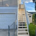 Exterior Spruce Wood Stairs & Stringer